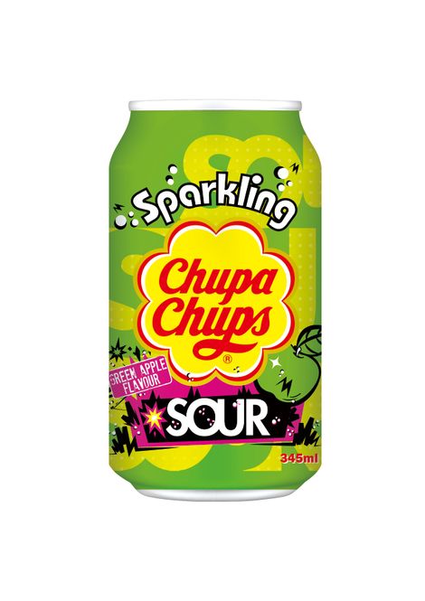 Hovedbilde Chupa Chups Sour Green Apple 345ml 