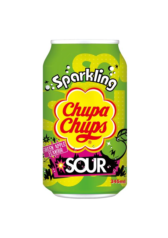 Chupa Chups Sour Green Apple 345ml 