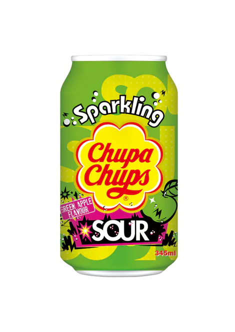 Hovedbilde Chupa Chups Sour Green Apple 345ml 