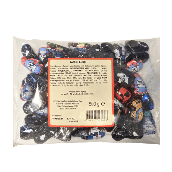 Hovedbilde Cars Chocolate Bag 500g
