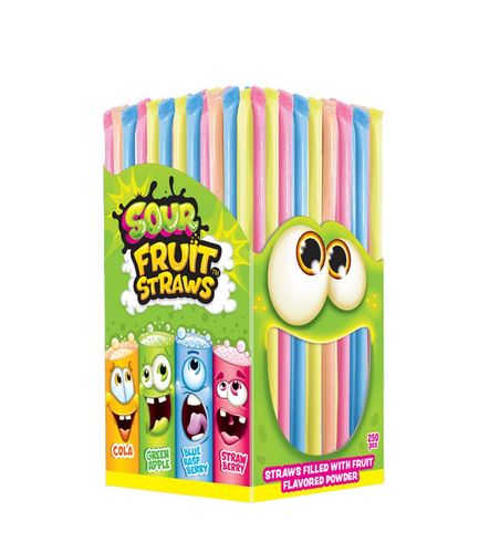 Johny Bee Sour Fruit Straws 3g