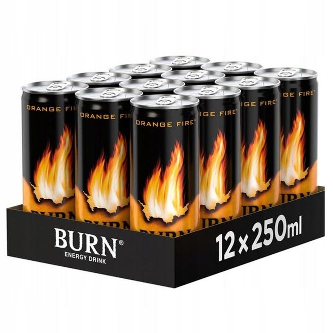 Hovedbilde Burn Energy Orange Fire 12x250ml