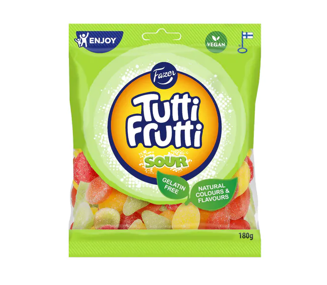 Hovedbilde Fazer Tutti Frutti Sour 120g