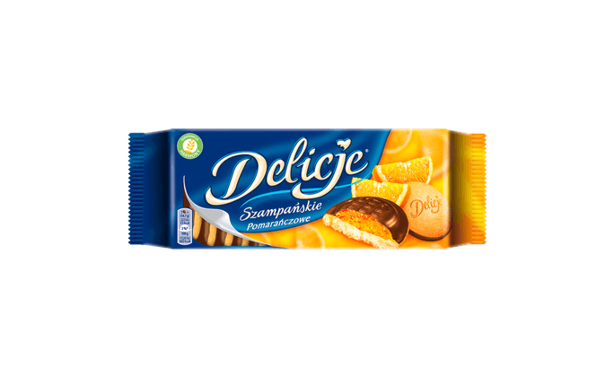 Hovedbilde Delicje Orange Biscuits 147g (Datotilbud)