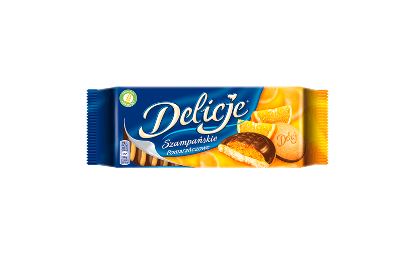 Delicje Orange Biscuits 147g (Datotilbud)