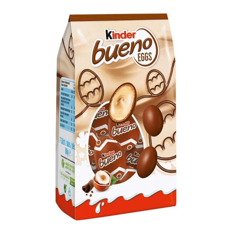 Kinder Bueno Eggs  Milk Chocolate & Hazelnut 80g