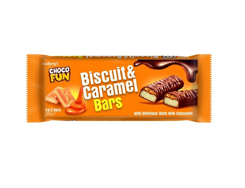 Choco Fun Biscuits & Caramel 210g