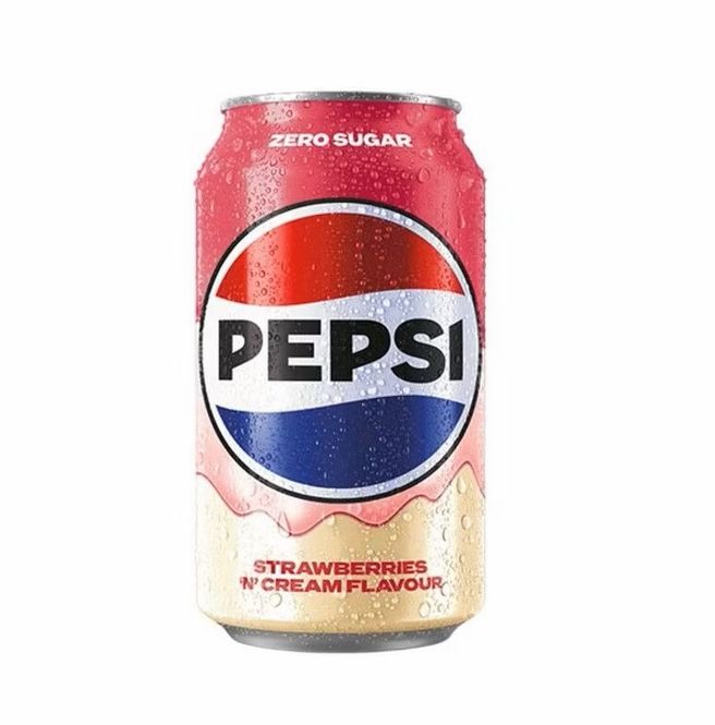 Hovedbilde Pepsi Strawberries & Cream 330ml