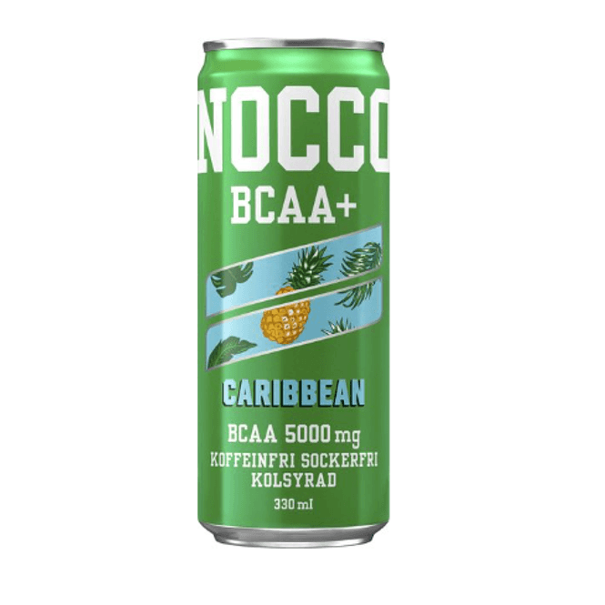 Hovedbilde Nocco BCAA Caribbean Ananas Sukkerfri 330ml