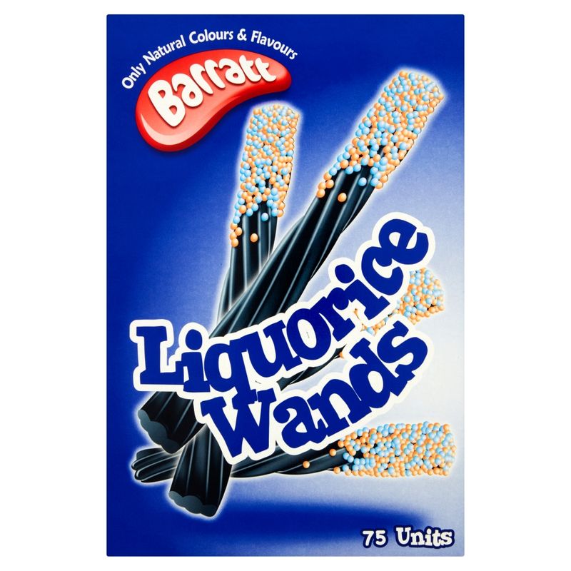 Barratt Liquorice Wands (75 stk) 16g