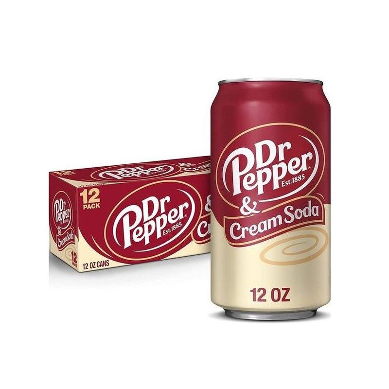 Dr. Pepper Cream Soda 12x355ml