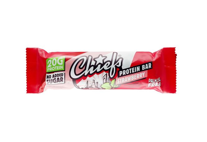 Hovedbilde Chiefs Protein Bar Strawberry 55g