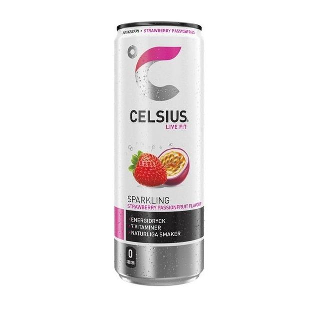 Hovedbilde Celsius Strawberry Passionfruit 255ml