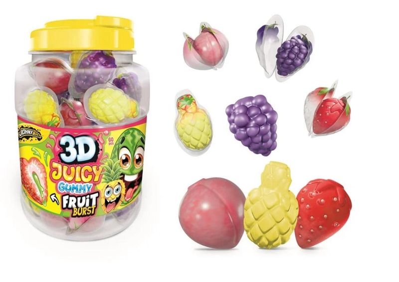 3D Juicy Gummy Fruit 18g