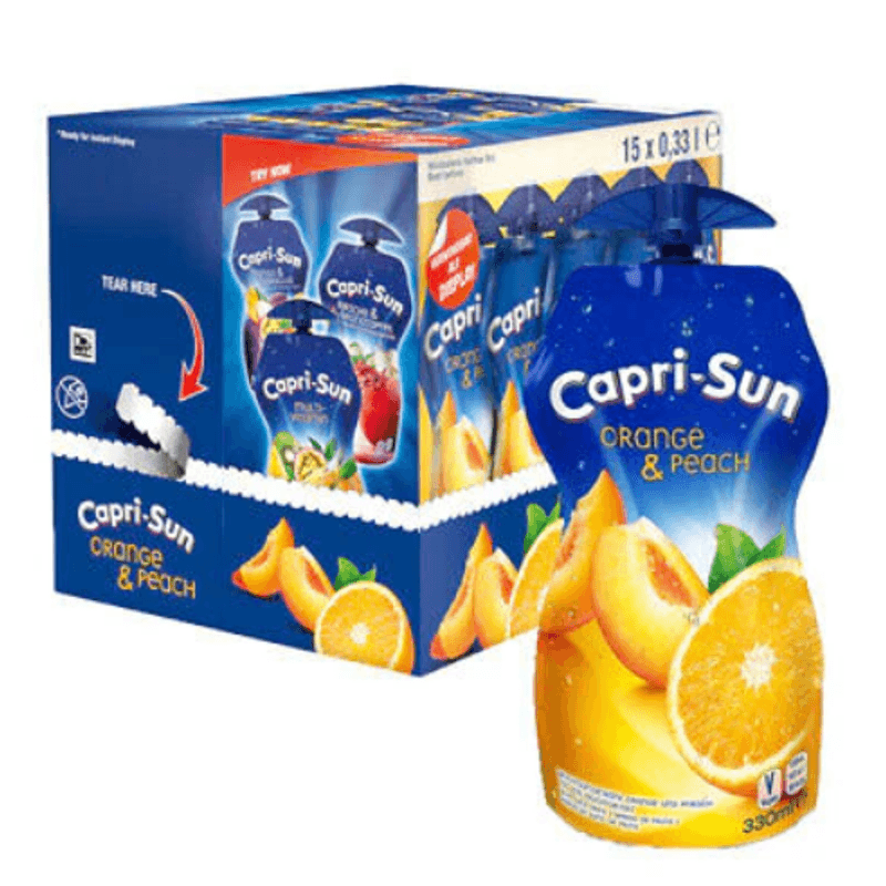 Capri Sun Orange Peach 15x330ml