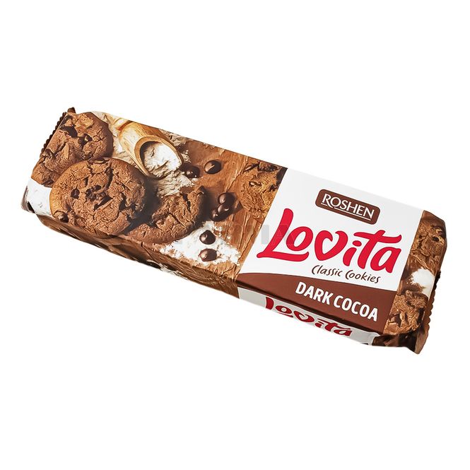 Hovedbilde Lovita Classic Cookies Dark Cocoa 150g
