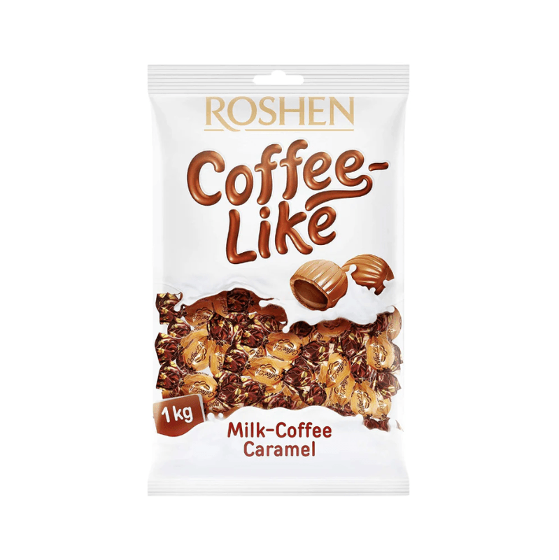 Roshen Caramel Milk Coffee Toffees 1kg