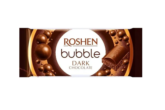 Hovedbilde Roshen Bubbly Dark Chocolate 80g