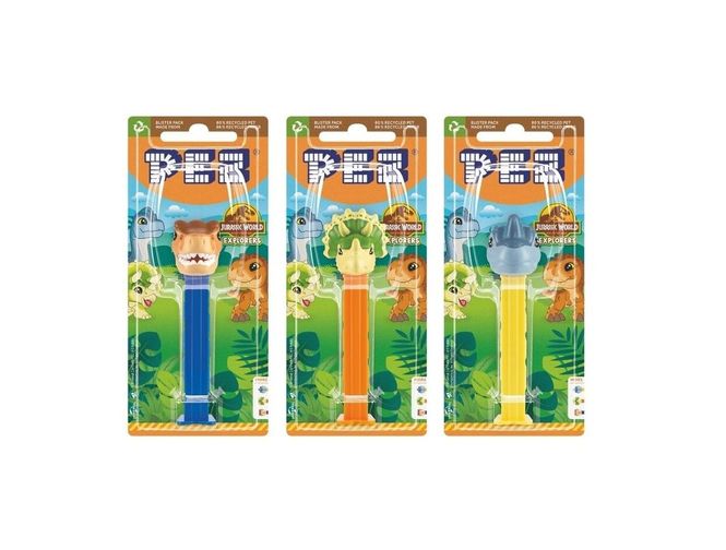 Hovedbilde PEZ Jurassic World 1+2 17g