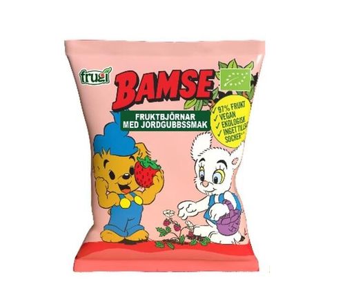 Bamse Fruktbjørner Jordbær 40g