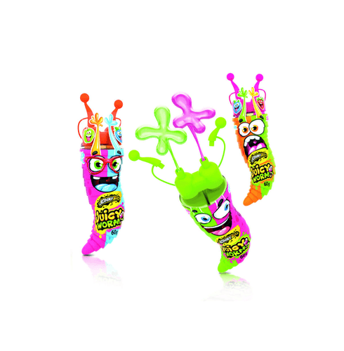 Juicy Worms Squeeze Candy 58g
