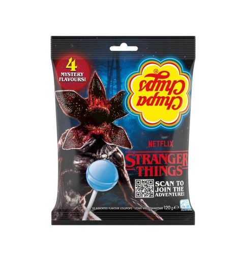 Chupa Chups Stranger Things 4 Flavours Lollipops 120g