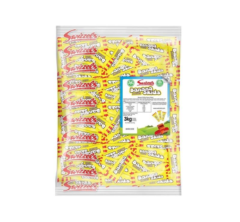 Swizzels Banana Skids 3kg