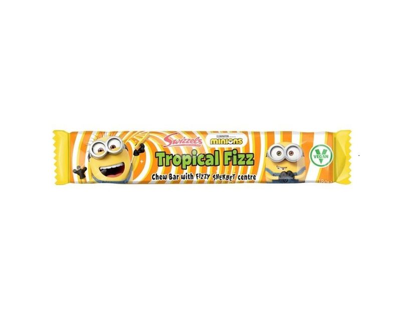 Swizzels Minions Tropical Fizz Chew Bar 18g