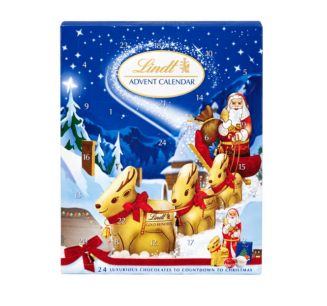 Hovedbilde Lindt Advent Calendar 160g