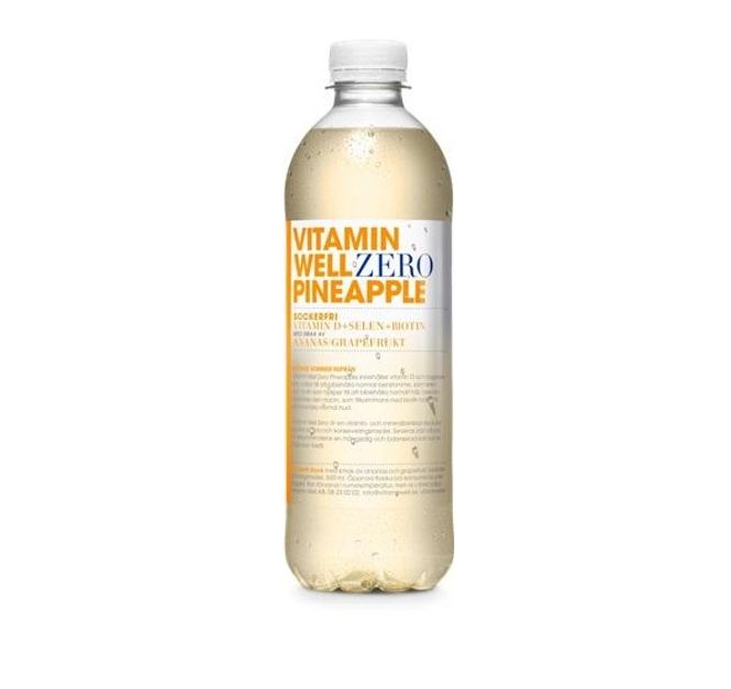 Hovedbilde Vitamin Well Zero Pineapple 500ml