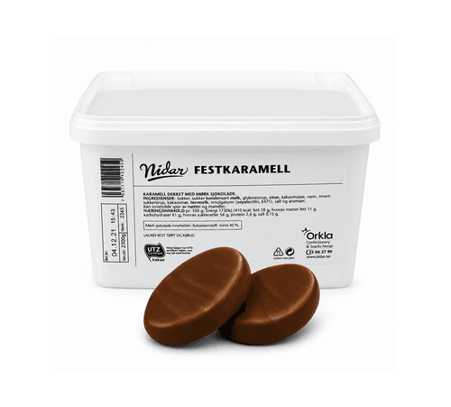Nidar Festkaramell 2,3kg