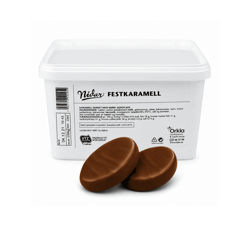 Nidar Festkaramell 2,3kg
