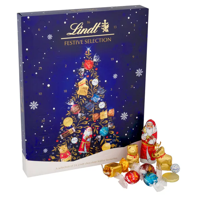 Hovedbilde Lindt Festive Selection Adventskalender 289g